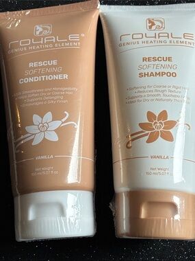 Rescue Softening Conditioner - Vanilla (Tan) and Shampoo